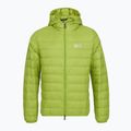 Férfi EA7 Emporio Armani Train Core Id Down Light Jacket Hoodie macaw zöld