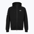 Férfi Emporio Armani EA7 Train Logo Series Extended Logo Hoodie Fz fekete / fehér