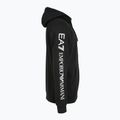 Férfi Emporio Armani EA7 Train Logo Series Extended Logo Hoodie Fz fekete / fehér 3