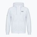 Férfi Emporio Armani EA7 Train Logo Series Extended Logo Hoodie Fz fehér/fekete
