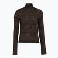 Női termoaktív fehérnemű szett EA7 Emporio Armani Ski Jacquard Knitted fancy brown animal print 3