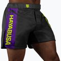 Férfi Hayabusa Icon Mid-Thigh MMA edzőnadrág fekete/neon színben 2