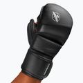 Hayabusa T3 Hybrid fekete grappling kesztyű 4