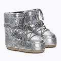 Női Moon Boot Icon Low Glitter ezüst hócsizma 4