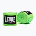 Bokszoló kézbandázsok Leone 1947 Hand Wraps 350 cm fluorescent green