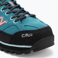 Női túrabakancs CMP Moon Low Wp teal/red fluo 7
