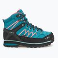 Női trekking cipő CMP Moon Mid WP teal/red fluo 2