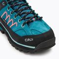 Női trekking cipő CMP Moon Mid WP teal/red fluo 7