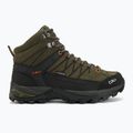 Férfi trekking cipő CMP Rigel Mid Wp olive/flame 2