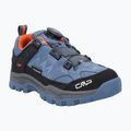 Gyermek túracipők CMP Kiruna Low FitGo Waterproof bluestone/arancio