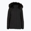 Női bélelt dzseki CMP 35K3626F Zip Hood Synthetic Fur black