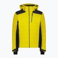 Férfi sídzseki CMP 35W0127 Zip Hood gold green