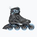 Női Rollerblade Macroblade 84 BOA fekete-kék görkorcsolyák 07370700092 9