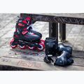 Rollerblade Fury Combo Jr fekete/piros gyerek görkorcsolya védőkkel 2