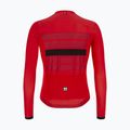 Férfi Santini Ecosleek Bengáli kerékpáros mez piros 2S215075ESLKBENGRSS 5