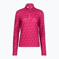 Női sípulóver EA7 Emporio Armani Pure Powerstretch T-Top Half Zip fancy vivacious mono
