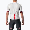 Férfi kerékpáros póló Castelli Entrata VI ivory/light black/red 2