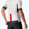 Férfi kerékpáros póló Castelli Entrata VI ivory/light black/red 4
