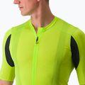 Férfi kerékpáros póló Castelli Superleggera 3 electric lime 3