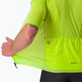 Férfi kerékpáros póló Castelli Superleggera 3 electric lime 6