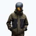 Férfi snowboarddzseki Oakley Baldface Gore-Tex deep olive/pitch black