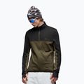 Férfi pulóver Oakley Canopy FZ blackout/deep olive
