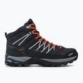 Férfi CMP Rigel Mid szürke-narancs trekking csizma 3Q12947 2