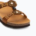 Női papucs Scholl New Bogota Wedge Med cognac/multi 7