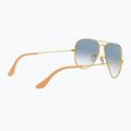 Napszemüveg Ray-Ban Aviator Classic arista gold/light blue 6