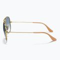 Napszemüveg Ray-Ban Aviator Classic arista gold/light blue 7