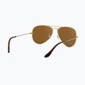 Napszemüveg Ray-Ban Aviator Classic arista arany/barna polarizált 6