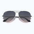 Napszemüveg Ray-Ban Aviator Classic gunmetal/blue polarized 3