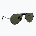 Napszemüveg Ray-Ban Aviator Classic black/green g-15