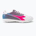 Férfi Diadora Brasil Elite Veloce GR TFR futballcipő fehér/rózsaszín fluo/kék fluo 2