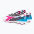 Férfi Diadora Brasil Elite Veloce GR ITA LPX futballcipő fehér/rózsaszín fluo/kék fluo 3