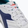 Diadora Brasil 2 R LPU JR gyermek focicipő fehér/tengerészkék 8