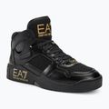 Cipő EA7 Emporio Armani Basket Mid triple black/gold