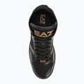 Cipő EA7 Emporio Armani Basket Mid triple black/gold 5