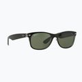 Napszemüveg Ray-Ban New Wayfarer Classic matte black transparent/green g-15
