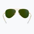 Napszemüveg Ray-Ban Aviator Classic matt arany/kék polarizált 5