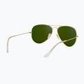 Napszemüveg Ray-Ban Aviator Classic matt arany/kék polarizált 6