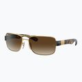 Napszemüveg Ray-Ban RB3522 arista gold/brown 4