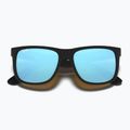 Napszemüveg Ray-Ban Justin Classic matt black gum/blue mirror 3