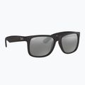 Napszemüveg Ray-Ban Justin Classic matt black/silver grey mirror