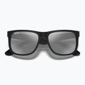 Napszemüveg Ray-Ban Justin Classic matt black/silver grey mirror 3