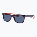 Gyerek napszemüveg Ray-Ban New Wayfarer matte black/blue 4