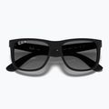Napszemüveg Ray-Ban Justin Classic matt black gum/dark grey 3
