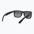 Napszemüveg Ray-Ban Justin Classic matt black gum/dark grey 6
