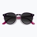 Gyerek napszemüveg Ray-Ban RB9064S polished violet/grey gradient 3