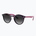 Gyerek napszemüveg Ray-Ban RB9064S polished violet/grey gradient 4